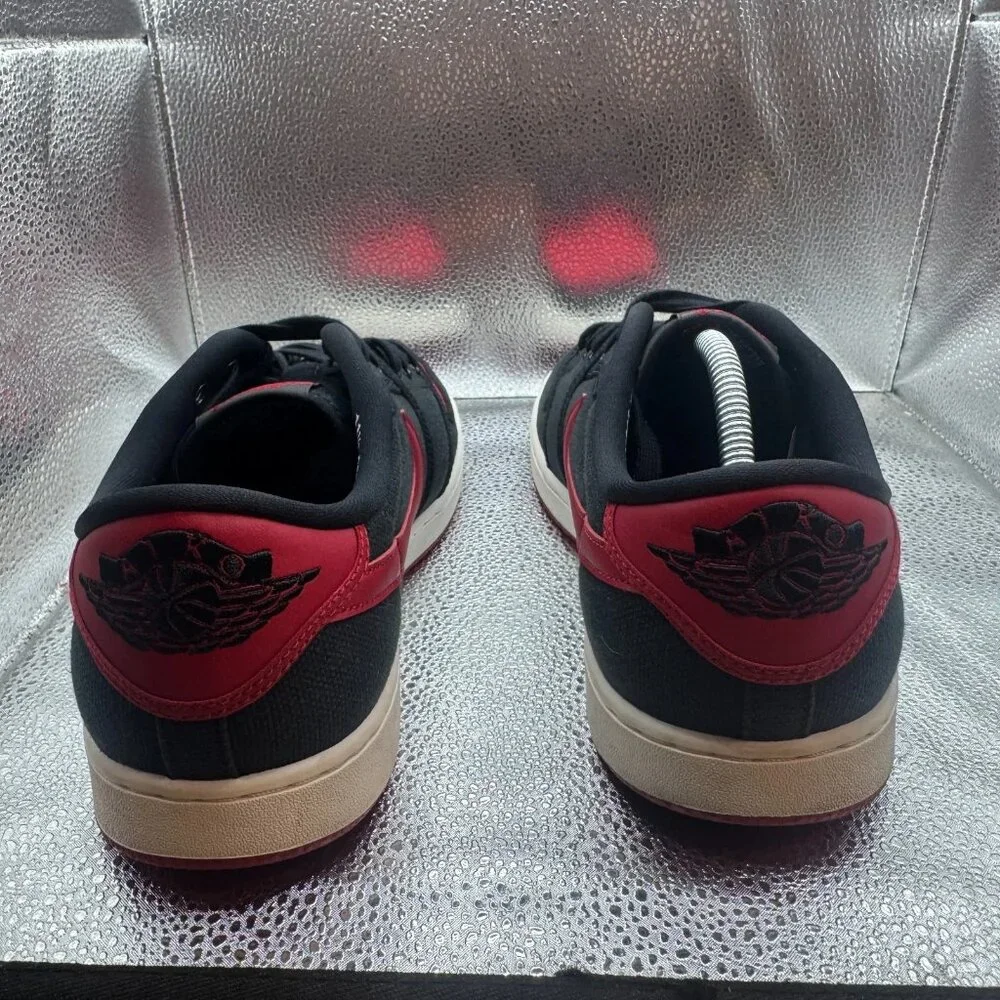 Size 11.5 Nike Air Jordan KO 1 Low QS Mens Black Red Athletic Shoes DX4981-006‎